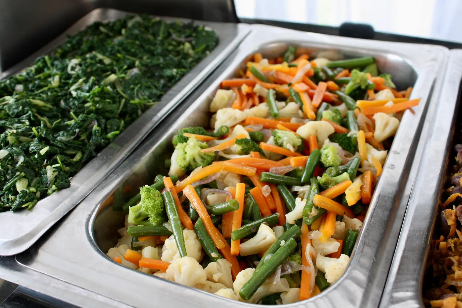 Mixed vegetable medley — cauliflower, carrot and green beans